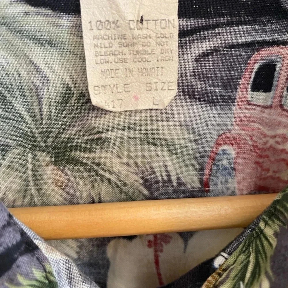 Shannon Marie Hawaiian Hot Rod Shirt button down - Picture 5 of 6